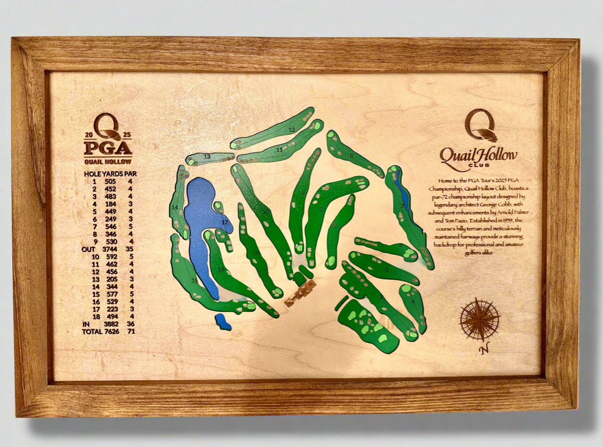 2025 PGA CHAMPIONSHIP 3D wall art
