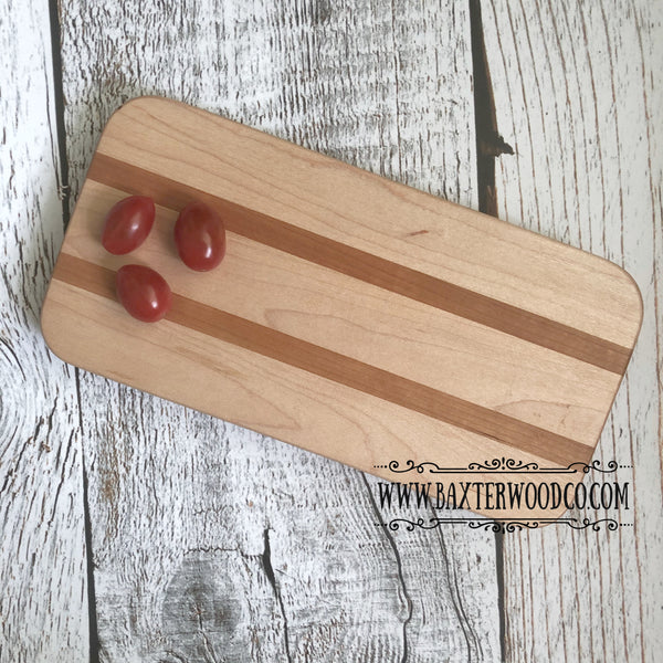 CUTTING BOARD, MAPLE HARDWOOD SMALL SLICING BOARD