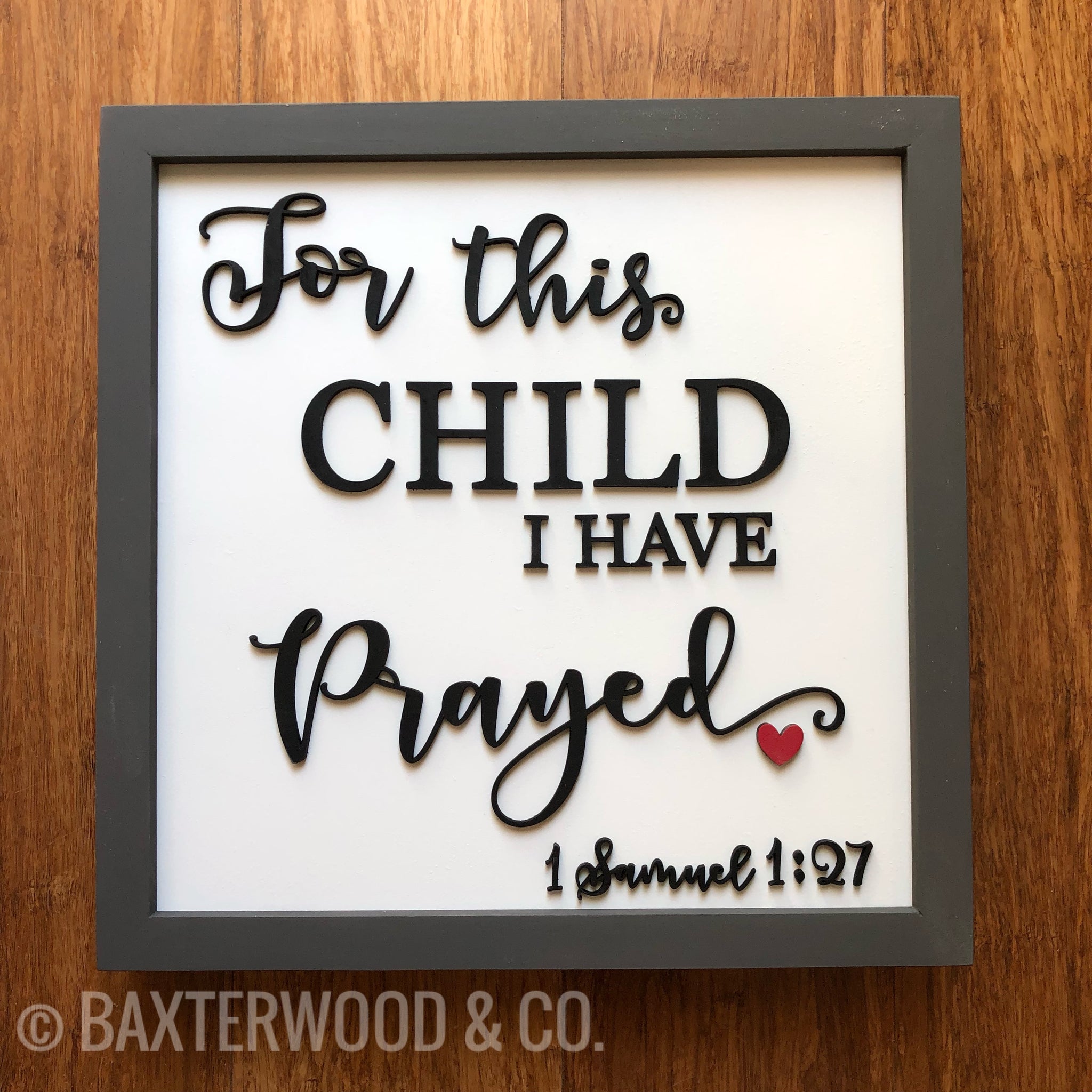 FOR THIS CHILD I HAVE PRAYED - 1 SAMUEL 1:27