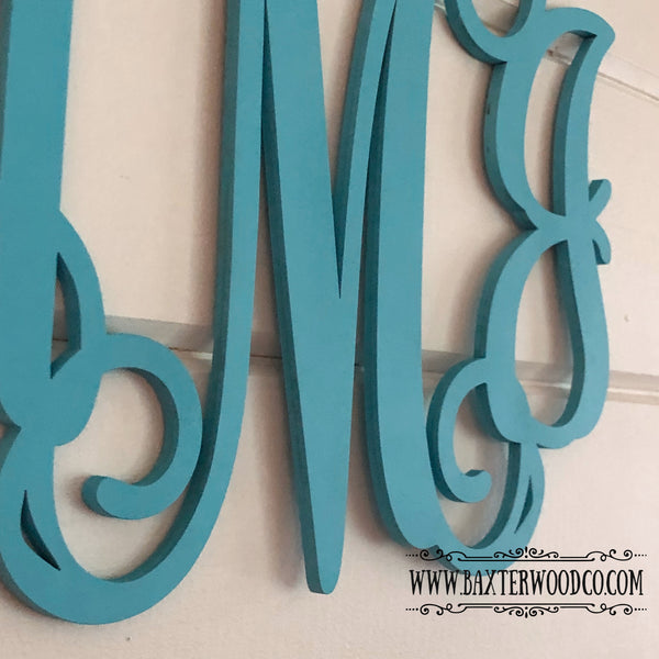 MONOGRAM LETTERING 3D